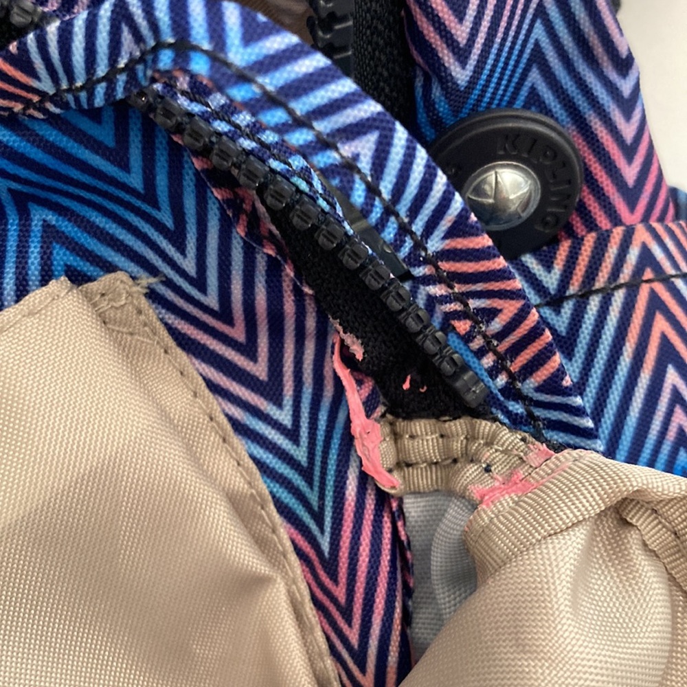 Kipling Ridge medium printed backpack zesty lines - Picture 13 of 14